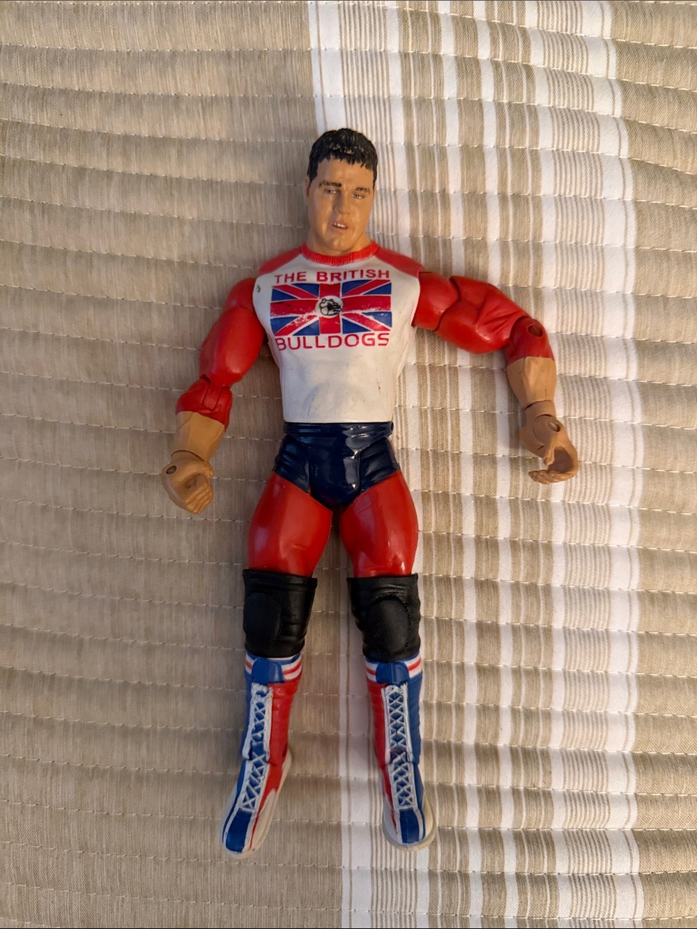 WWE Action Figure Collectible - British Bulldog Davey Boy Smith